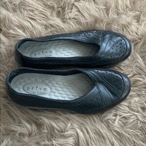 Clarks Privo Womens Comfort Shoes Black Size 6 M